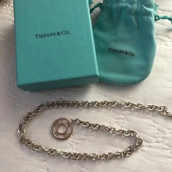 (SOLD)Tiffany & Co. Atlas Collection Link Toggle Necklace - Picture 6 of 13
